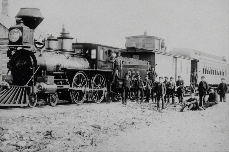 Паровозное депо 1890
