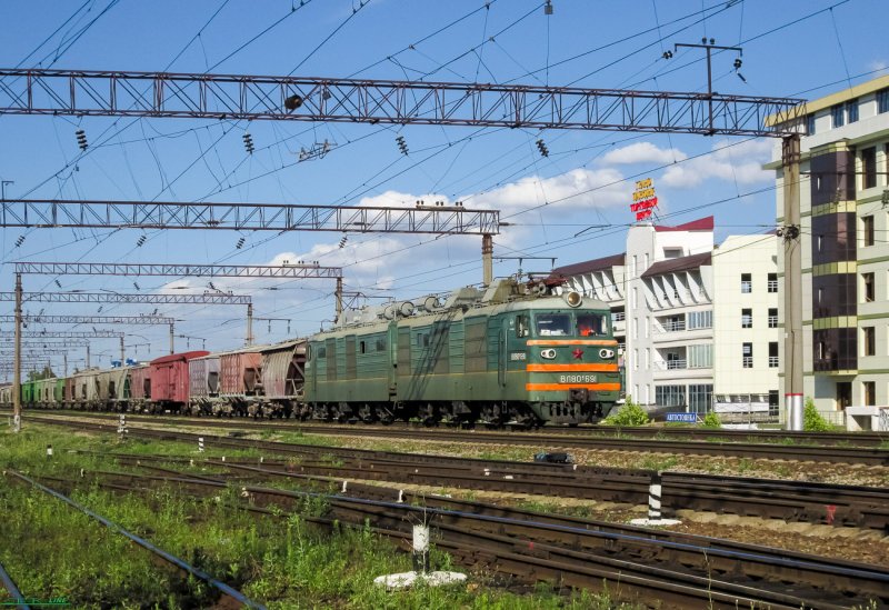 Локомотив поезд РЖД электровоз