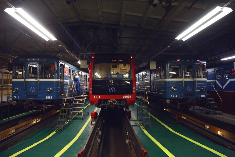Новые поезда метро СПБ