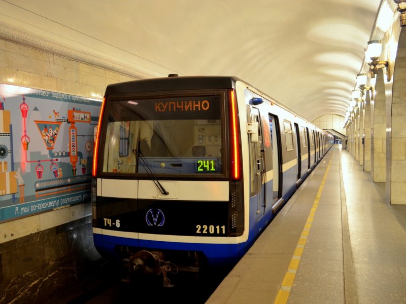 Вагоны метро Петербургский метрополитен