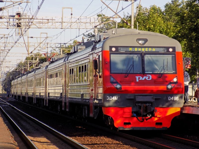 Электропоезд эд4м-0496