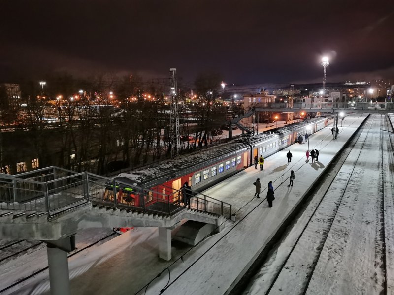 Электропоезд Мурманск Апатиты