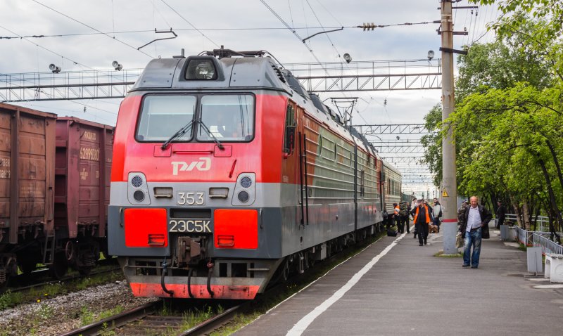 Мурманск Апатиты зима электричка