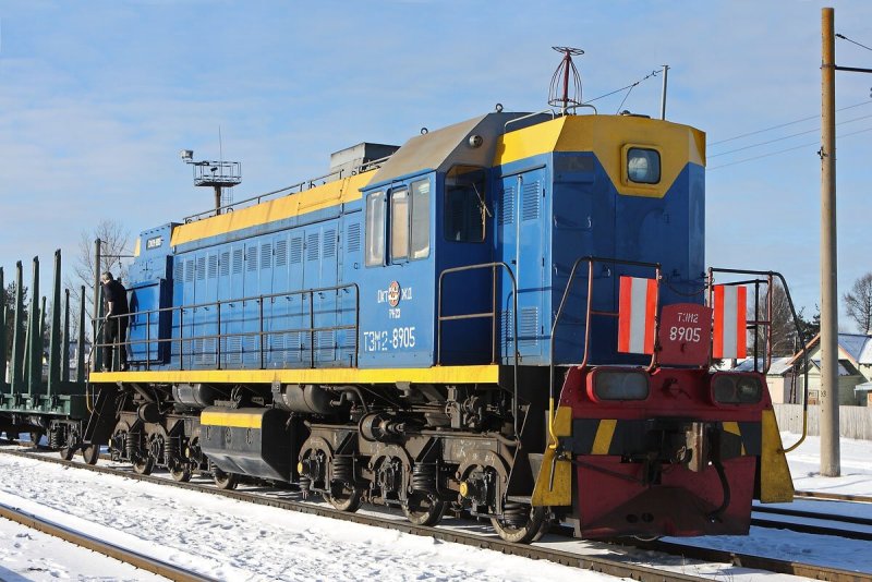 Локомотив тепловоз тэм2