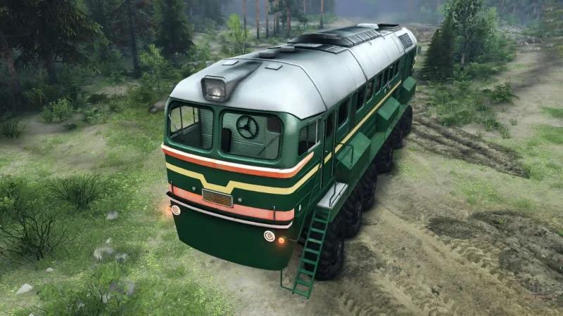 M62 колесный поезд v1.0 для Spin Tires