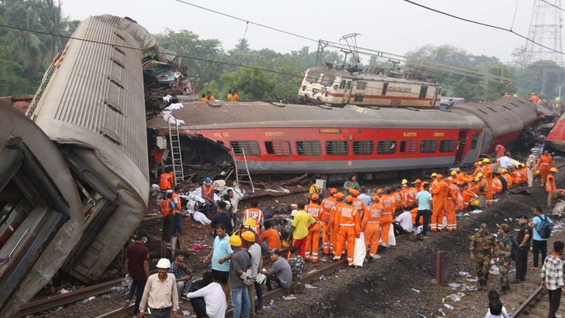 Поезд в Индии