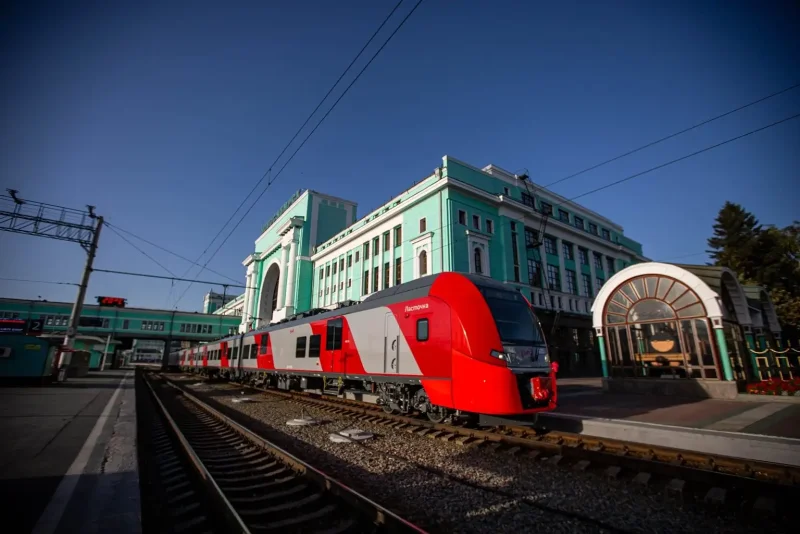 Электропоезд Ласточка Новосибирск