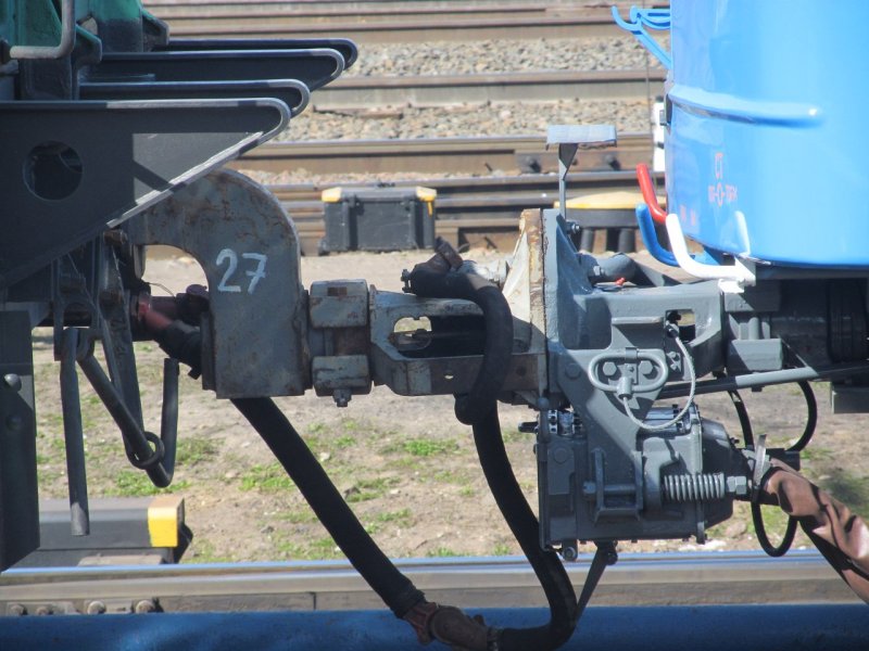 Буферный комплект пассажирского вагона