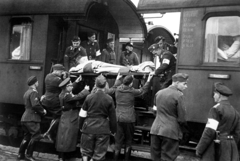 Санитарные поезда в годы войны 1941-1945