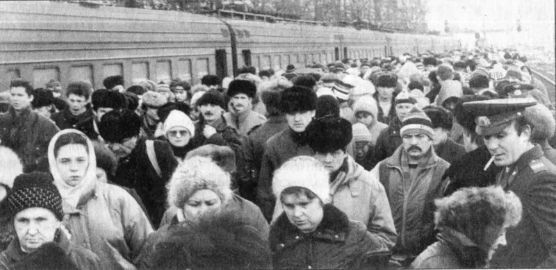 Колбасные электрички в СССР