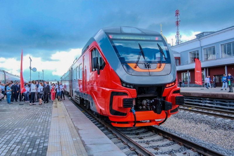 6604 Электричка Оренбург Орск