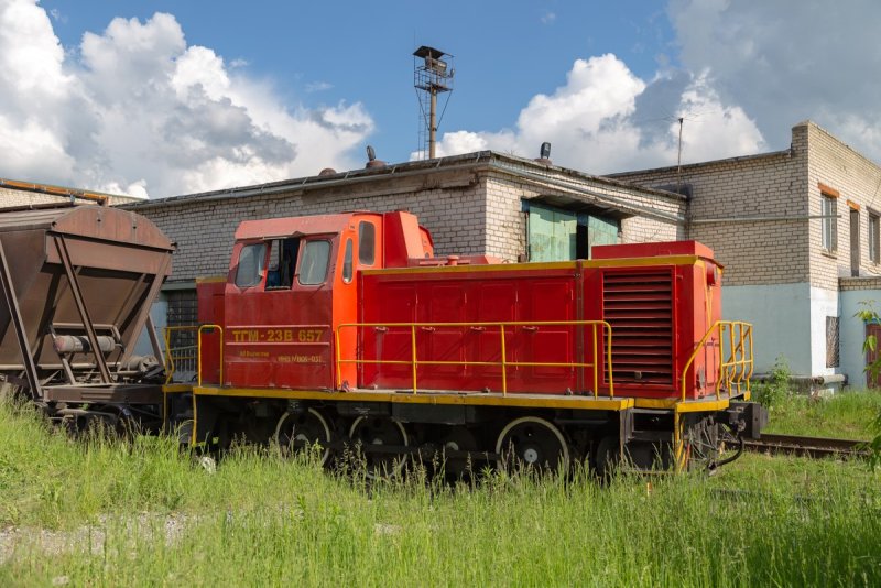 Маневровый Локомотив тгм23в