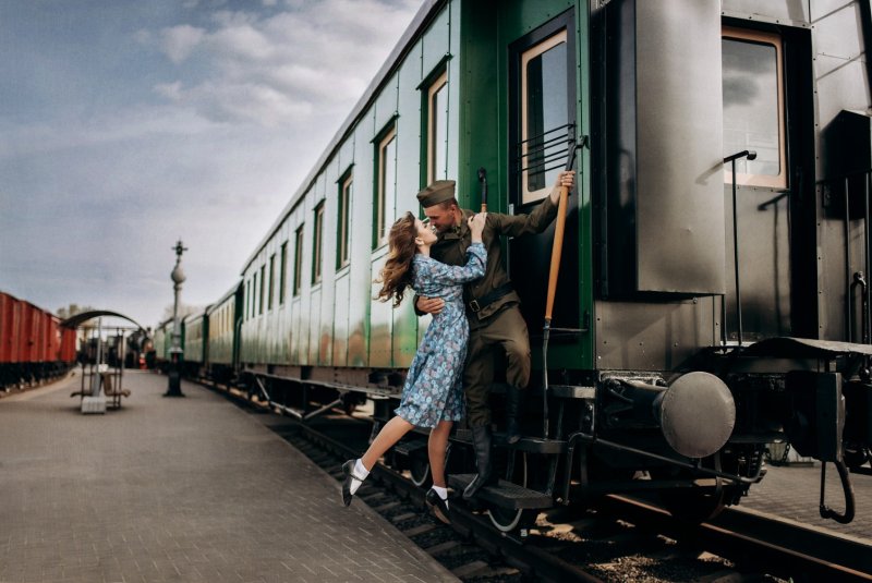 Фотосессия с паровозом