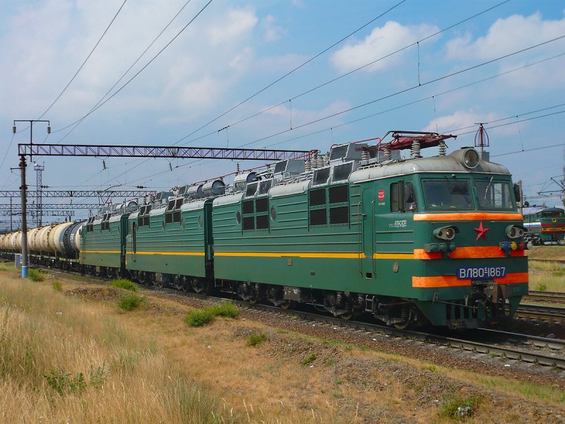 Вл-10 электровоз ночью