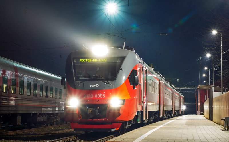 Электропоезд эп3д Красноярск