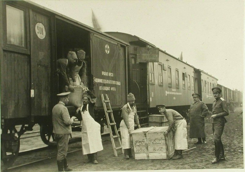 Железнодорожный транспорт в 1914-1916