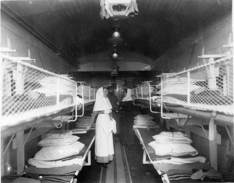 Санитарный поезд 1914 Российская Империя