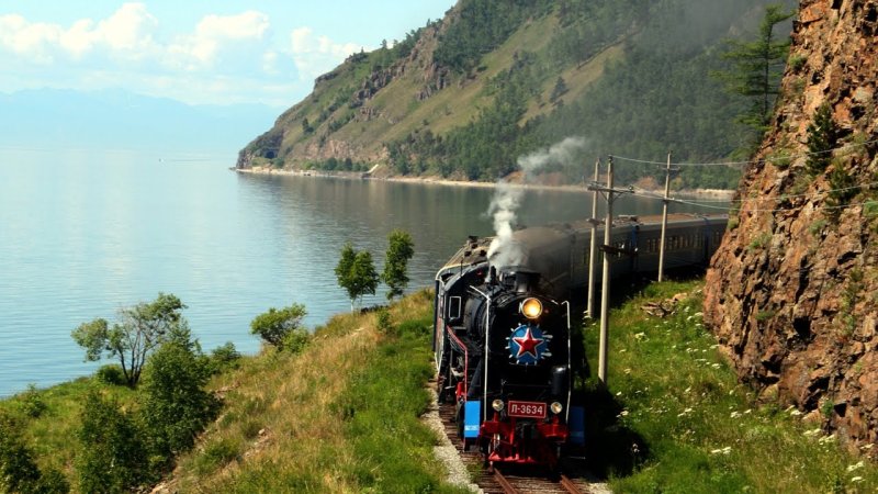 Транссибирская магистраль паровоз