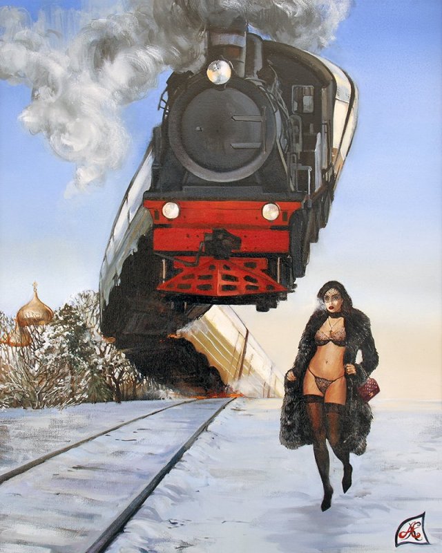 Анна Каренина и паровоз