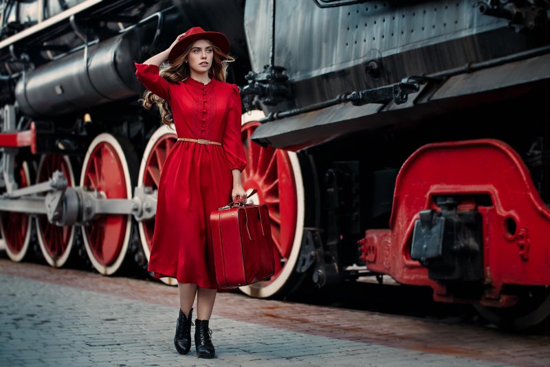 Анна Каренина и паровоз