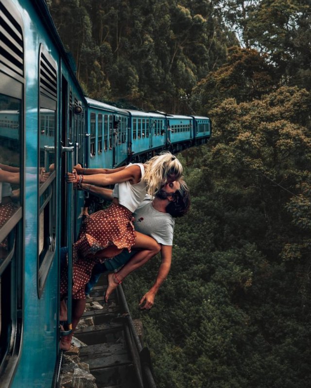 Фотосессия на вокзале