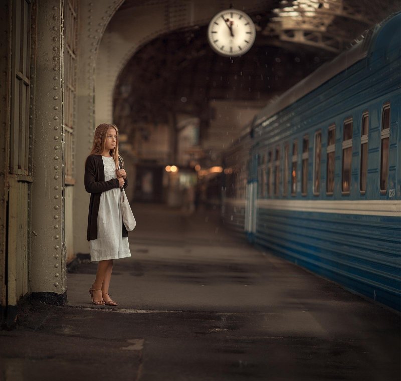 Фотосессия на рельсах