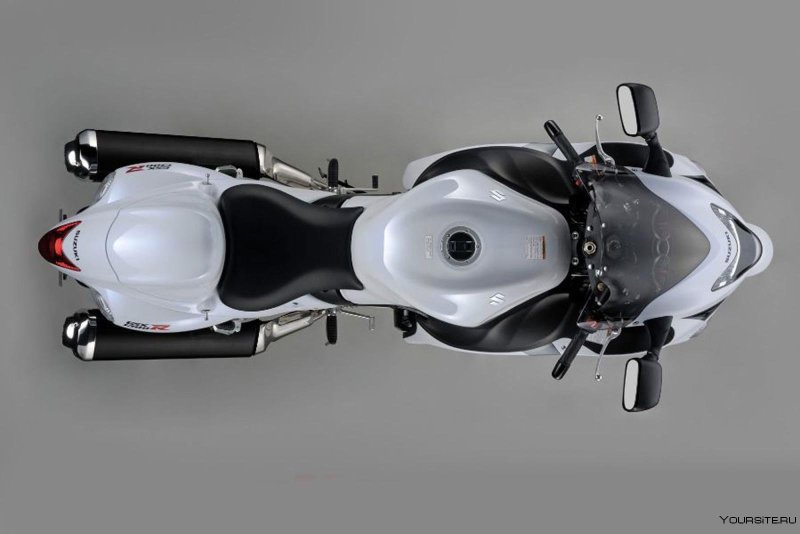 Suzuki Hayabusa вид сверху