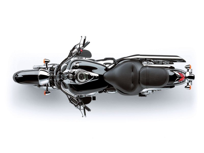 Kawasaki vn900b вид сверху