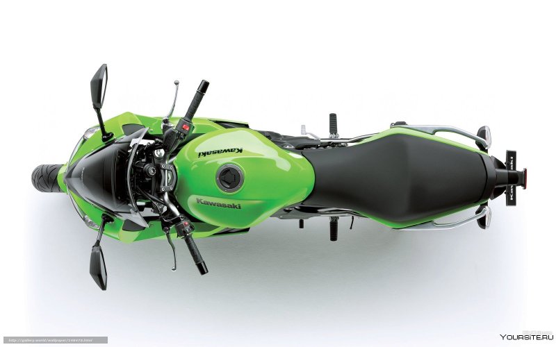 Kawasaki er6f 2012 вид сверху