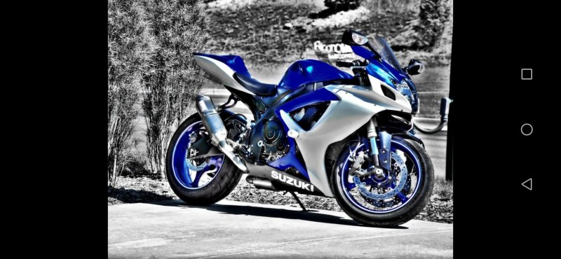 Honda cbr600rr Blue