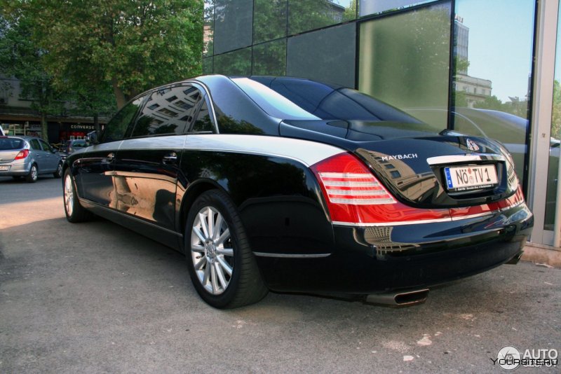 Maybach 62s красно черный