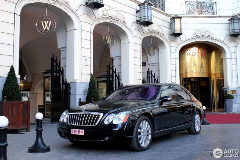 Maybach 57s вид сзади Гурам