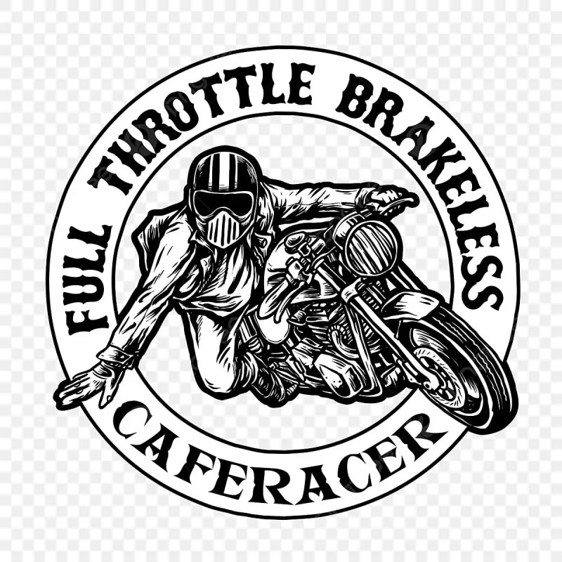 Мотоцикл Cafe Racer логотип