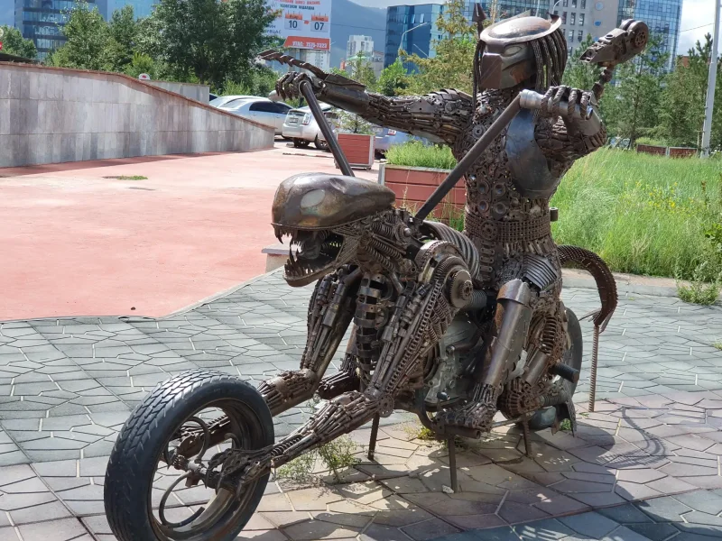 Мотоциклетный костюм хищника