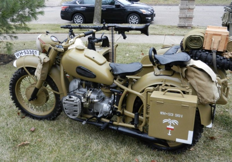 BMW r75 и Урал