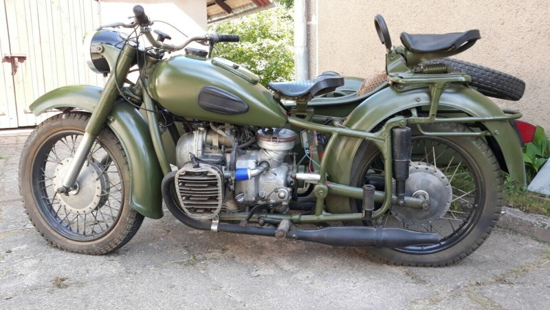 Мотоцикл Днепр к 750