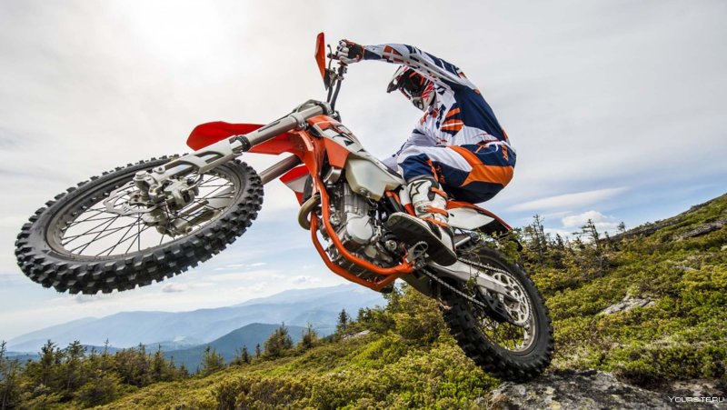 Кроссовый мотоцикл эндуро КТМ