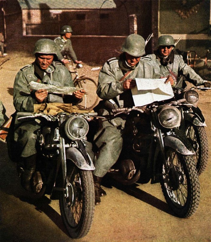 Triumph 1940 мотоцикл Вермахт