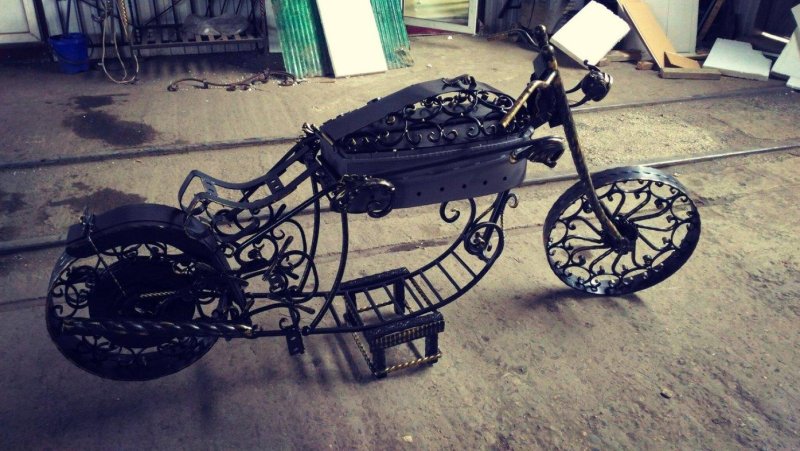 Байкерский мангал