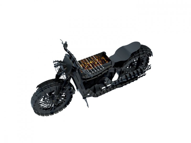 Проект мангал мотоцикл