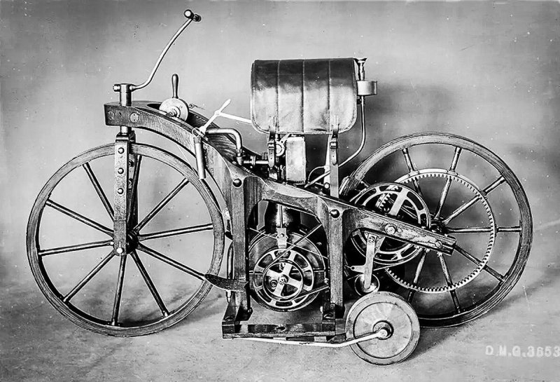 Daimler Reitwagen 1885 мотоцикл Даймлера