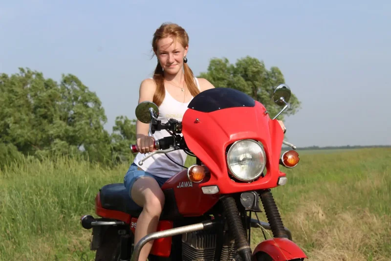 Jawa 638 с коляской