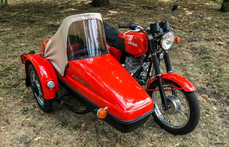 Jawa 250 с коляской