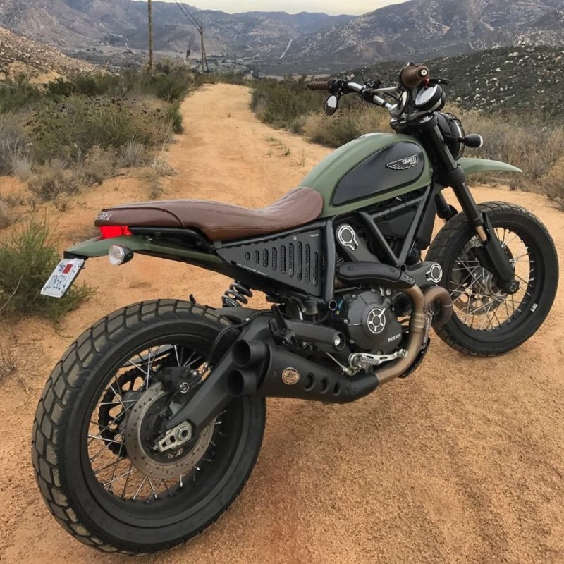 Scrambler мотоцикл