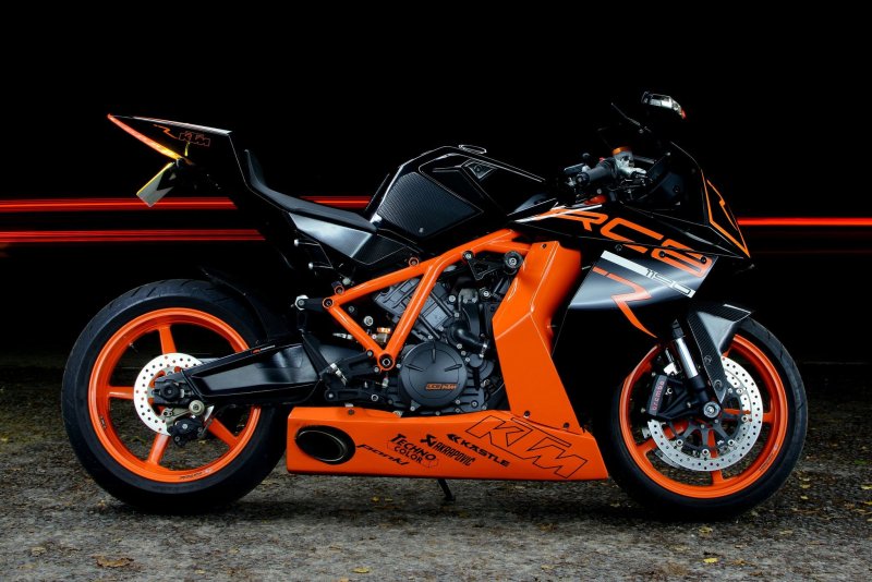 Kawasaki zx6r оранжевый