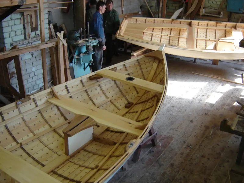 Стеклопластиковая лодка ял-2