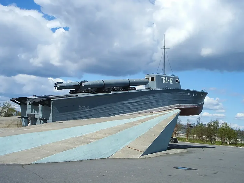 Памятник торпедный катер тка-12 Североморск