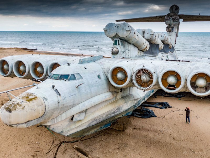 Каспийский монстр экраноплан Лунь