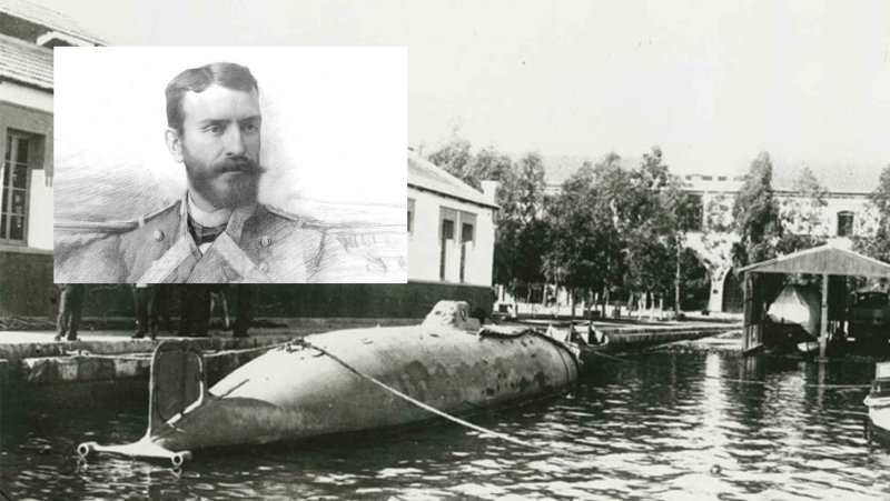 Первая русская подводная лодка Дельфин