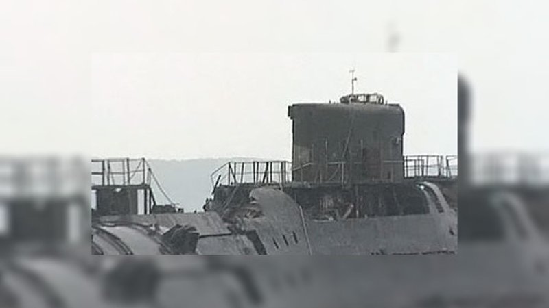 АПЛ К-431 В бухте Чажма